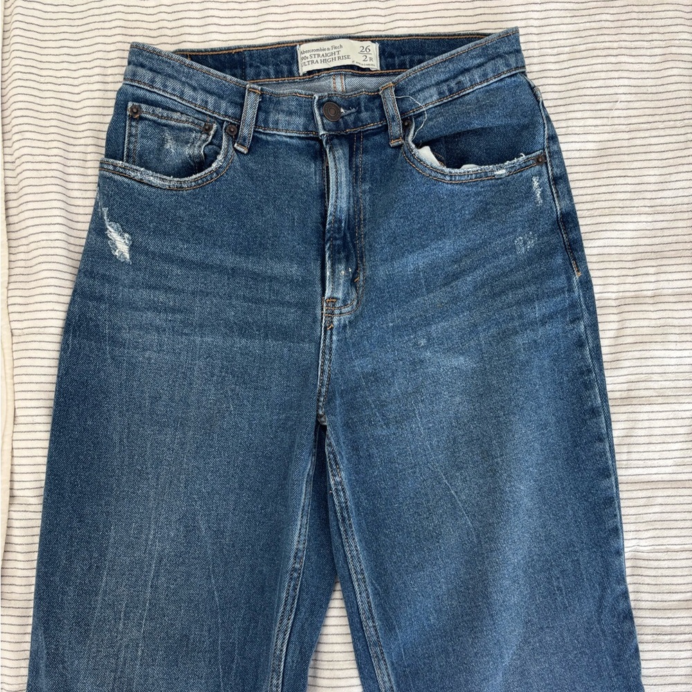 Abercrombie & Fitch 90 High Rise Jeans